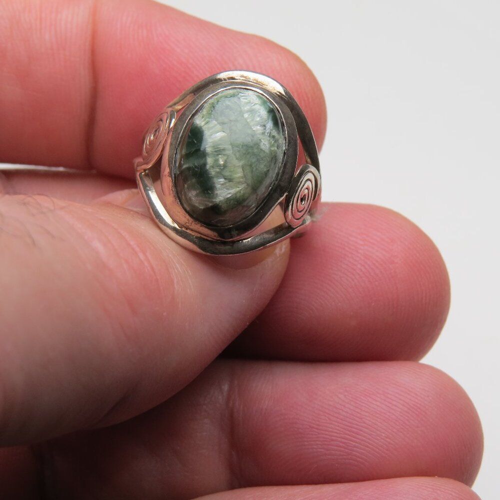 St. Silver Silver gemstone Ring